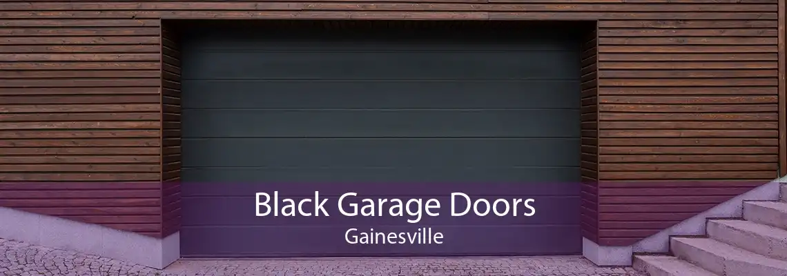 Black Garage Doors Gainesville