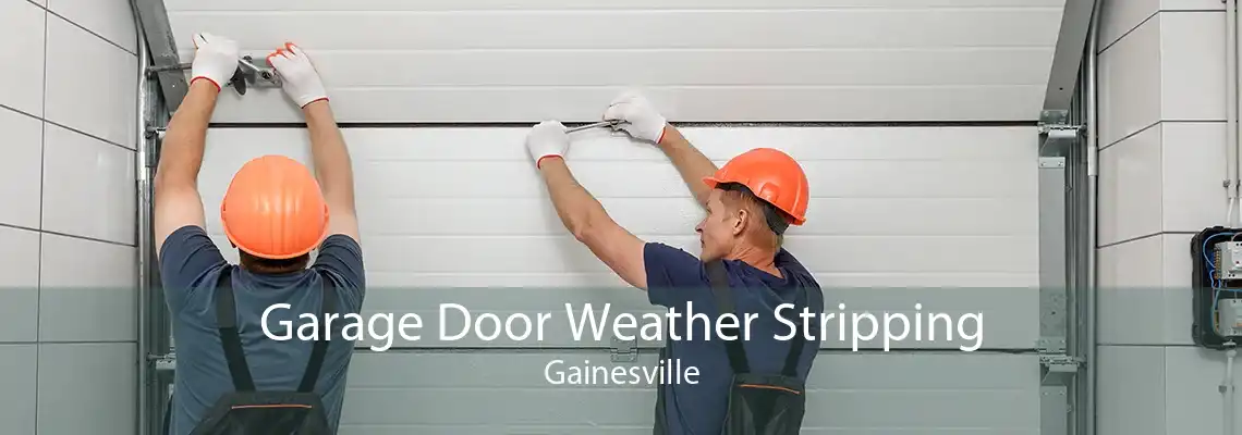 Garage Door Weather Stripping Gainesville