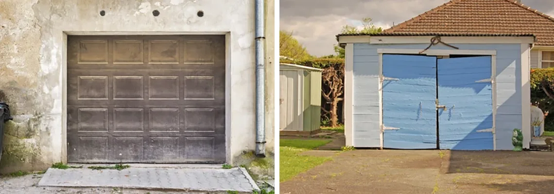 Rotten Steel Garage Door Repair in Gainesville