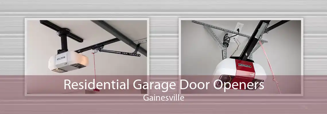 Residential Garage Door Openers Gainesville